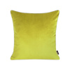 Obojstranná obliečka na vankúš so zamatu a imitácia ľanu s okrajom - Velvet 57G, linetková 45 x 45 cm, ZA-404629