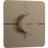 Hansgrohe ShowerSelect Comfort Q - Termostat pod omietku pre 1 spotrebič, kartáčovaný bronz 15581140