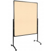 Moderačná tabuľa plstená 150x120 cm PREMIUM béžová