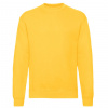 Mikina pánska Fruit of the Loom Classic Set-In Sweat - tmavo žltá, M