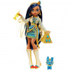 Monster High™: Cleo De Nile bábika s malým maznáčikom a doplnkami - Mattel