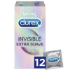 DUREX INVISIBLE EXTRA THIN 12 UDS -