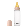BIBS antikoliková fľaša s kaučukovým cumlíkom 270ml,Blush