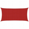 Slnečná plachta, 160 g/m², červená, 2x3,5 m, HDPE