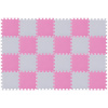 Rialto Baby Hracia podložka puzzle Pink Light Gray 180x120cm