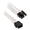 PHANTEKS 6+2-Pin PCIe Extension 50cm - sleeved white PH-CB8V_WT