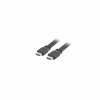 LANBERG HDMI M/M 2.0 kabel 3M 4K černý plochý (CA-HDMI-21CU-0030-BK)