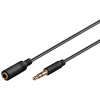 Goobay 97122 Audio kábel 5 m, 3,5 mm konektor, Čierny