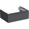 Skrinka pod umývadlo Jungborn TRENTA antracit matná 70 x 26 x 49,8 cm