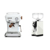 Ascaso Dream PID, Cloud White + Eureka Mignon Bravo, CR white