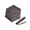 Knirps US.050 ultra light slim manual embracing black - lehký dámský skládací plochý deštník