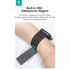 Deví řemínek Nature Silicone Magnetic Watch Band 44/45/46mm - Black
