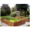 Vyvýšený záhon GROW CUBE thermo borovica U-shape Rozmery: 304 x 204 x 28 cm (d x š x v)