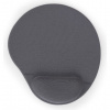 GEMBIRD Gel mouse pad with wrist support, šedá MP-GEL-GR