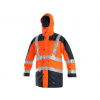 CXS LONDON / Zimná reflexná bunda, 5v1 - oranžová/modrá XXXL