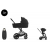 Cybex Platinum CYBEX e-Priam Set + Platinum Footmuff sepia black 2025 matt black