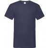 Fruit of the Loom Pánske tričko 61-066-0 Deep Navy 3XL