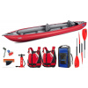 Gumotex Solar 2 set - v ceně transportní vak 80L, lepení, klíč na ventily, dvoudílná pádla Ziwa alu-2, plovací vesty, pumpa s manometrem