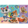 TREFL Puzzle 44 mačiek: Šťastné mačiatka MAXI 24 dielikov