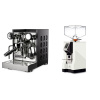 Rocket Espresso Appartamento TCA, black/black + Eureka Mignon Perfetto, CR white