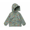 Tchibo - Detská bunda do dažďa - muž - veľ. 110/116 - farba: zelená/s potlačou
