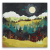Maľovanie podľa čísel - Večerná krajina - 80x80 cm, bez dřevěného rámu - výroba CZ