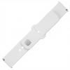 FIXED Silicone Sporty Strap Set with Quick Release 22mm for smartwatch, white FIXSST2-22MM-WH