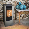 LISA 10 teplovzdušné kachle na pelety Nobis Farba: Taupe, Výkon: 10 kW, Model: Comfort Air