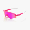 Športové cyklistické okuliare 100% SLENDALE YOUTH - Pitaya - HiPER® Vital Pink Mirror Lens Ružová Športové cyklistické okuliare