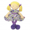 Bonikka Dames látková bábika 40 cm Peggy - fialové šaty