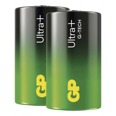 GP Alkalická batéria ULTRA PLUS D (LR20) - 2ks (1013422000)