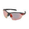 Slnečné okuliare Alpina Twist Six HR QV Midnight Grey Red Matt/Rainbow Mirror Veľkosť: 70