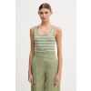 United Colors of Benetton top dámsky bavlnený 339PDH018 zelená XS