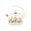 Čajník, kanvica na čaj - Smaltovaná kanvica 2,5l RETRO indukčná OLKUSZ (Čajník, kanvica na čaj - Smaltovaná kanvica 2,5l RETRO indukčná OLKUSZ)