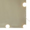 vidaXL LED zrkadlová skrinka - Čierny dub - 76x15x55 cm - Vyrobené z inžinierskeho dreva - Čierna - 262358-278990