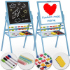 Magnetická otočná tabuľa Ricokids - modrá