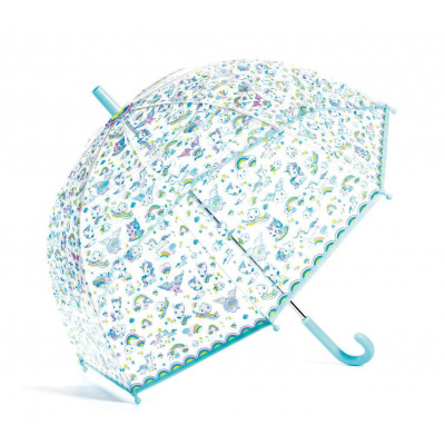 Djeco Krásny dizajnový dáždnik Jednorožci