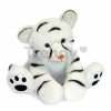 Plyšový snežný tiger White Baby Tiger Histoire d’ Ours v darčekovom balení biely 35 cm od 0 mes HO3055