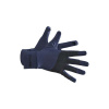 Pánske vysoko reflexné bežecké rukavice CRAFT ADV Lumen Fleece modré XS