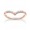 Thomas Sabo Ring TR2394-416-14-54 V-shape veľkosť 54