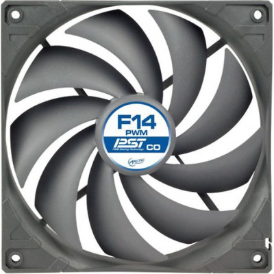 Ventilátor ARCTIC F14 PWM PST CO Case Fan - 140mm standard PWM case fan with double ball bearing technology ACFAN00080A