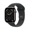 Apple Watch Series 11 Cellular 42 mm Bridlicový sivý titán s čiernym športovým remienkom S/M MF8R4WF/A