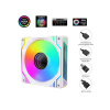 1stCOOL AURA EVO Mirror ARGB PWM ventilátor 12cm biely F12-AURA-EVO-W1