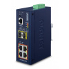 PLANET IGS-5225-4P2S sieťový prepínač Riadený L2+ Gigabit Ethernet (10/100/1000) Podpora napájania cez Ethernet (PoE) Modrá (IGS-5225-4P2S)