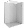 Mexen Lunar sprchová stena pravá 110 x 200 cm, 8mm číre sklo, brúsená oceľ, 830-110-000-97-00-P