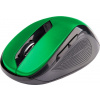 C-TECH Myš WLM-02/Ergonomická/Optická/Pro praváky/1 600 DPI/Bezdrátová USB/Černá-zelená