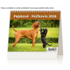 Kalendár stolový minimax Psíčkovia 2026