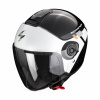 Helma na motorku SCORPION EXO-CITY II MALL metalická čierno/bielo/strieborná Veľkosť: L