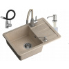 ŽULOVÉ UMÝVADLO+ BATÉRIA ONYX KR BEIGE SINK GRANIT