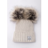 Zimná čiapka I love milk Farba: Béžová